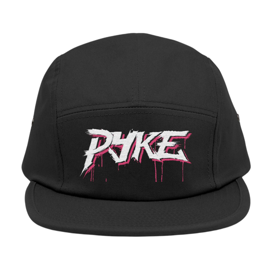 5 PANEL PYKE HAT - BLACK